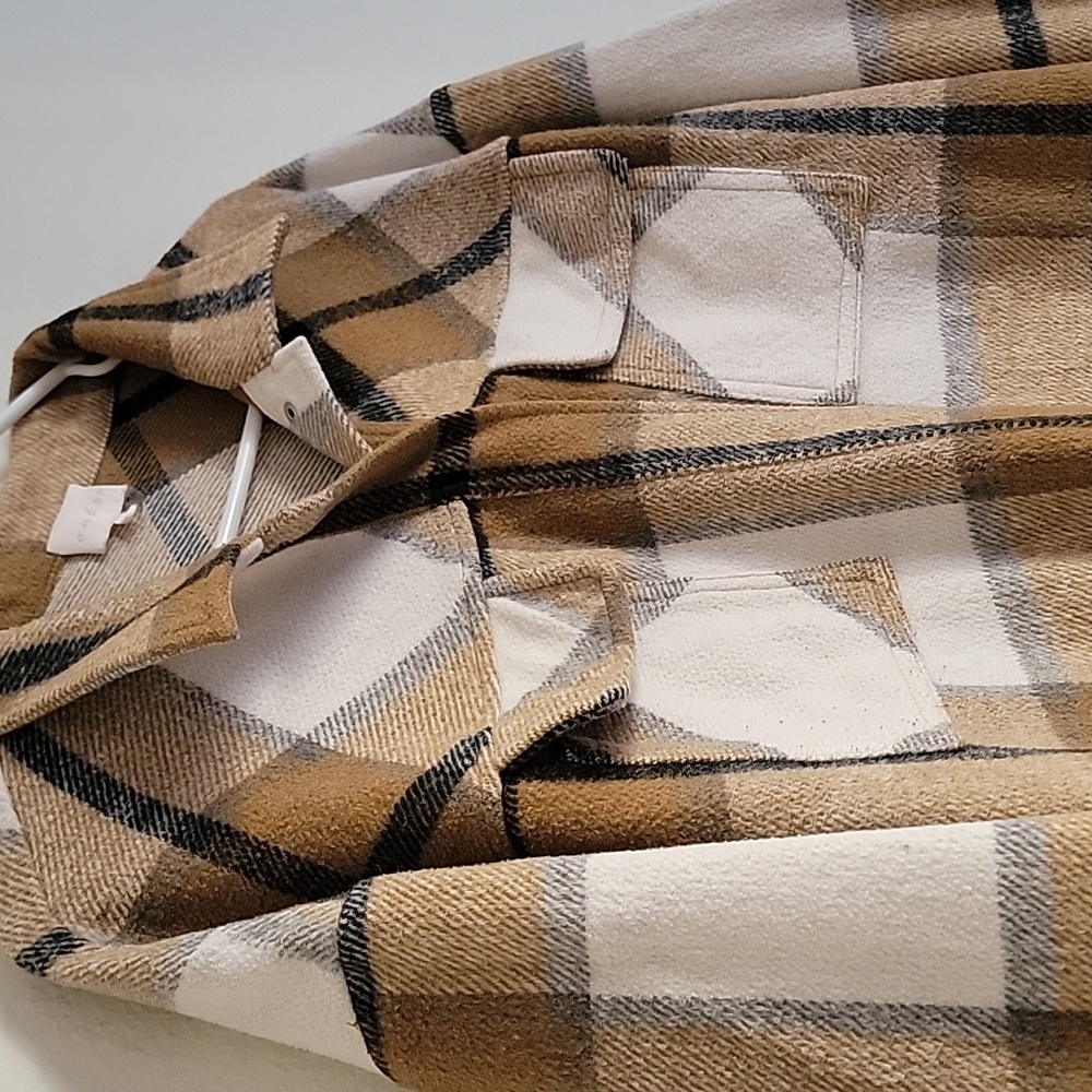 Entro Tan Black & White Plaid